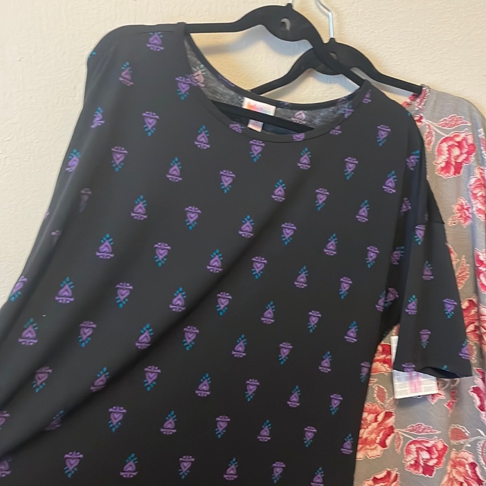 2 size medium LuLaroe Irma tunics